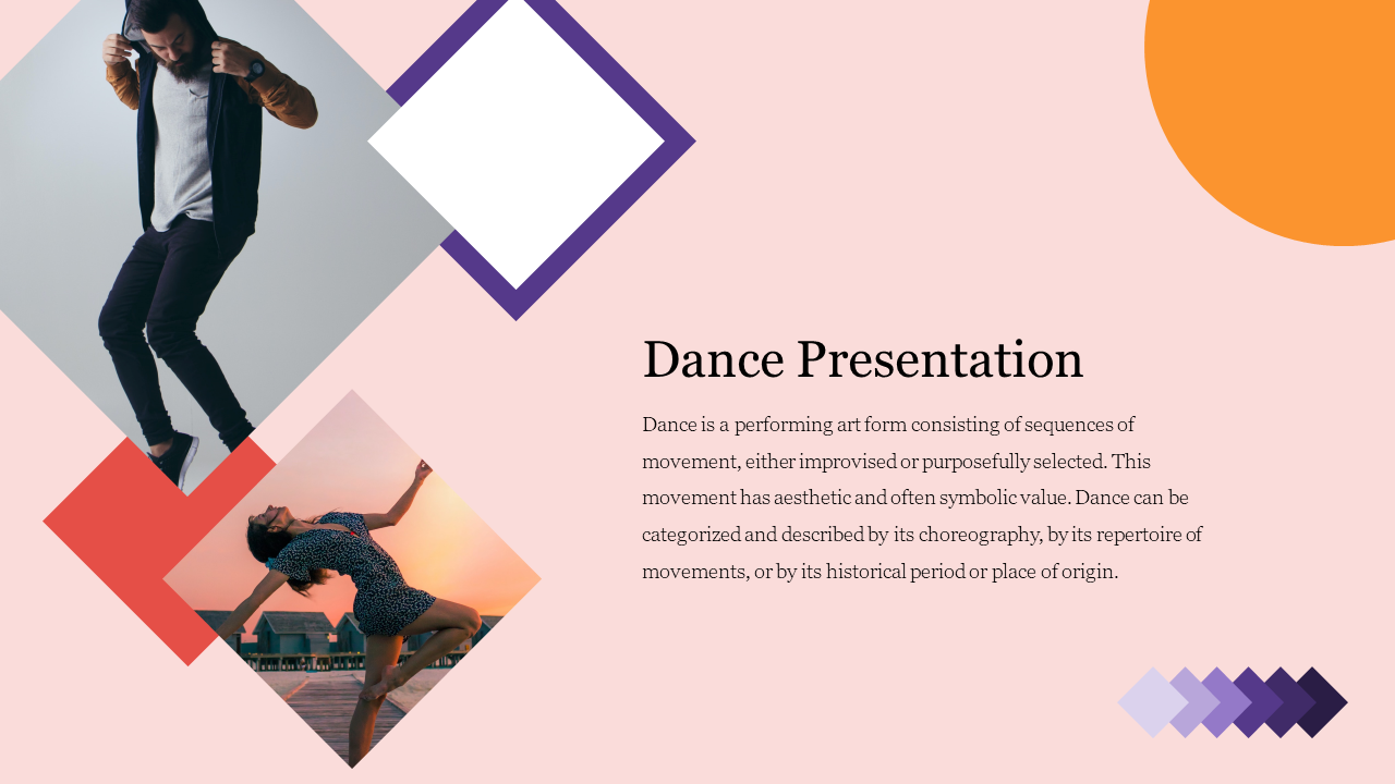 Dance Presentation Template PowerPoint and Google Slides